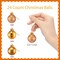 24 Count Small Bronze Fall Christmas Ornaments Balls - 1.2 Inch (Bronze)